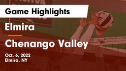 Elmira  vs Chenango Valley  Game Highlights - Oct. 6, 2022
