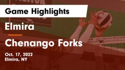 Elmira  vs Chenango Forks Game Highlights - Oct. 17, 2022
