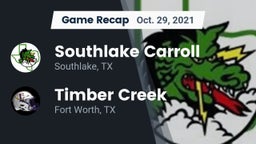 Recap: Southlake Carroll  vs. Timber Creek  2021