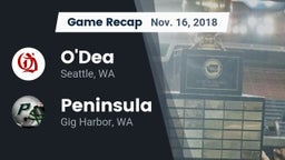 Recap: O'Dea  vs. Peninsula  2018