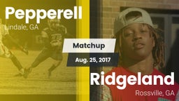 Matchup: Pepperell High vs. Ridgeland  2017