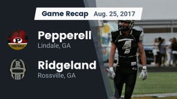 Recap: Pepperell  vs. Ridgeland  2017