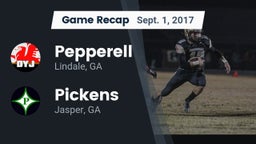Recap: Pepperell  vs. Pickens  2017