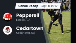 Recap: Pepperell  vs. Cedartown  2017