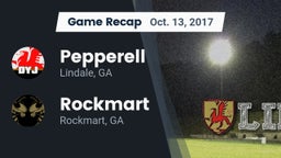 Recap: Pepperell  vs. Rockmart  2017