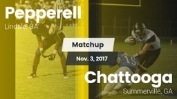 Matchup: Pepperell High vs. Chattooga  2017