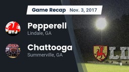 Recap: Pepperell  vs. Chattooga  2017