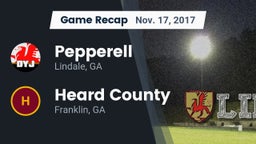 Recap: Pepperell  vs. Heard County  2017