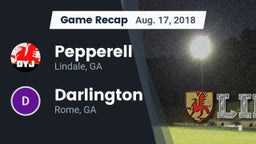 Recap: Pepperell  vs. Darlington  2018