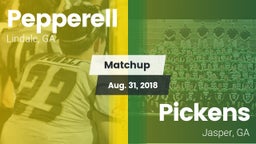 Matchup: Pepperell High vs. Pickens  2018