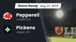 Recap: Pepperell  vs. Pickens  2018
