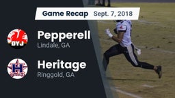 Recap: Pepperell  vs. Heritage  2018