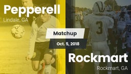 Matchup: Pepperell High vs. Rockmart  2018