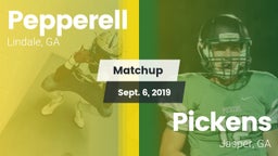 Matchup: Pepperell High vs. Pickens  2019