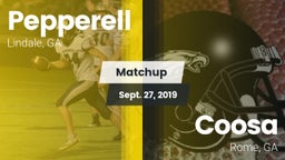 Matchup: Pepperell High vs. Coosa  2019