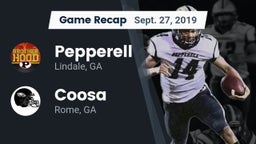 Recap: Pepperell  vs. Coosa  2019