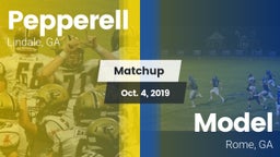 Matchup: Pepperell High vs. Model  2019