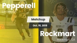 Matchup: Pepperell High vs. Rockmart  2019