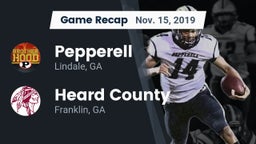 Recap: Pepperell  vs. Heard County  2019