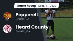 Recap: Pepperell  vs. Heard County  2020