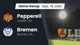 Recap: Pepperell  vs. Bremen  2020