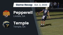 Recap: Pepperell  vs. Temple  2020