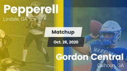 Matchup: Pepperell High vs. Gordon Central   2020