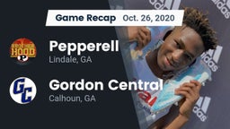 Recap: Pepperell  vs. Gordon Central   2020