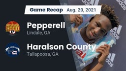 Recap: Pepperell  vs. Haralson County  2021