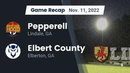Recap: Pepperell  vs. Elbert County  2022