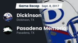 Recap: Dickinson  vs. Pasadena Memorial  2017