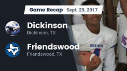 Recap: Dickinson  vs. Friendswood  2017