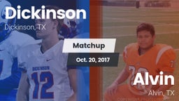 Matchup: Dickinson High vs. Alvin  2017