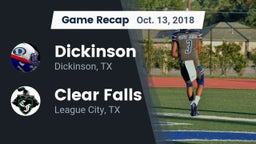 Recap: Dickinson  vs. Clear Falls  2018