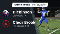 Recap: Dickinson  vs. Clear Brook  2018