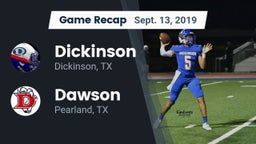 Recap: Dickinson  vs. Dawson  2019