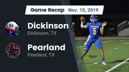 Recap: Dickinson  vs. Pearland  2019