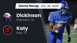 Recap: Dickinson  vs. Katy  2020