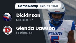 Recap: Dickinson  vs. Glenda Dawson  2020