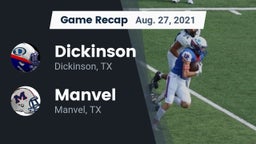 Recap: Dickinson  vs. Manvel  2021