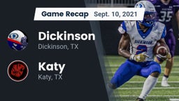 Recap: Dickinson  vs. Katy  2021