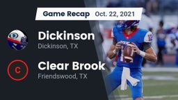 Recap: Dickinson  vs. Clear Brook  2021