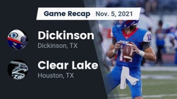 Recap: Dickinson  vs. Clear Lake  2021