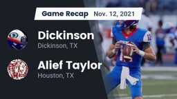 Recap: Dickinson  vs. Alief Taylor  2021