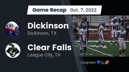Recap: Dickinson  vs. Clear Falls  2022