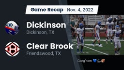 Recap: Dickinson  vs. Clear Brook  2022