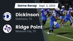 Recap: Dickinson  vs. Ridge Point  2023