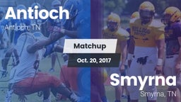 Matchup: Antioch  vs. Smyrna  2017