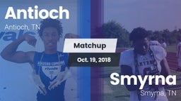 Matchup: Antioch  vs. Smyrna  2018