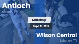 Matchup: Antioch  vs. Wilson Central  2019